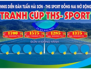 Giải Tennis Diễn Đàn Tuấn Hải Sơn - THS SPORT Đồng Nai Mở Rộng 2023